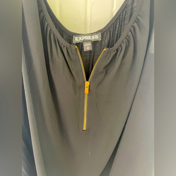 Express tank, rayon, gold working zipper, size med - Picture 3 of 4